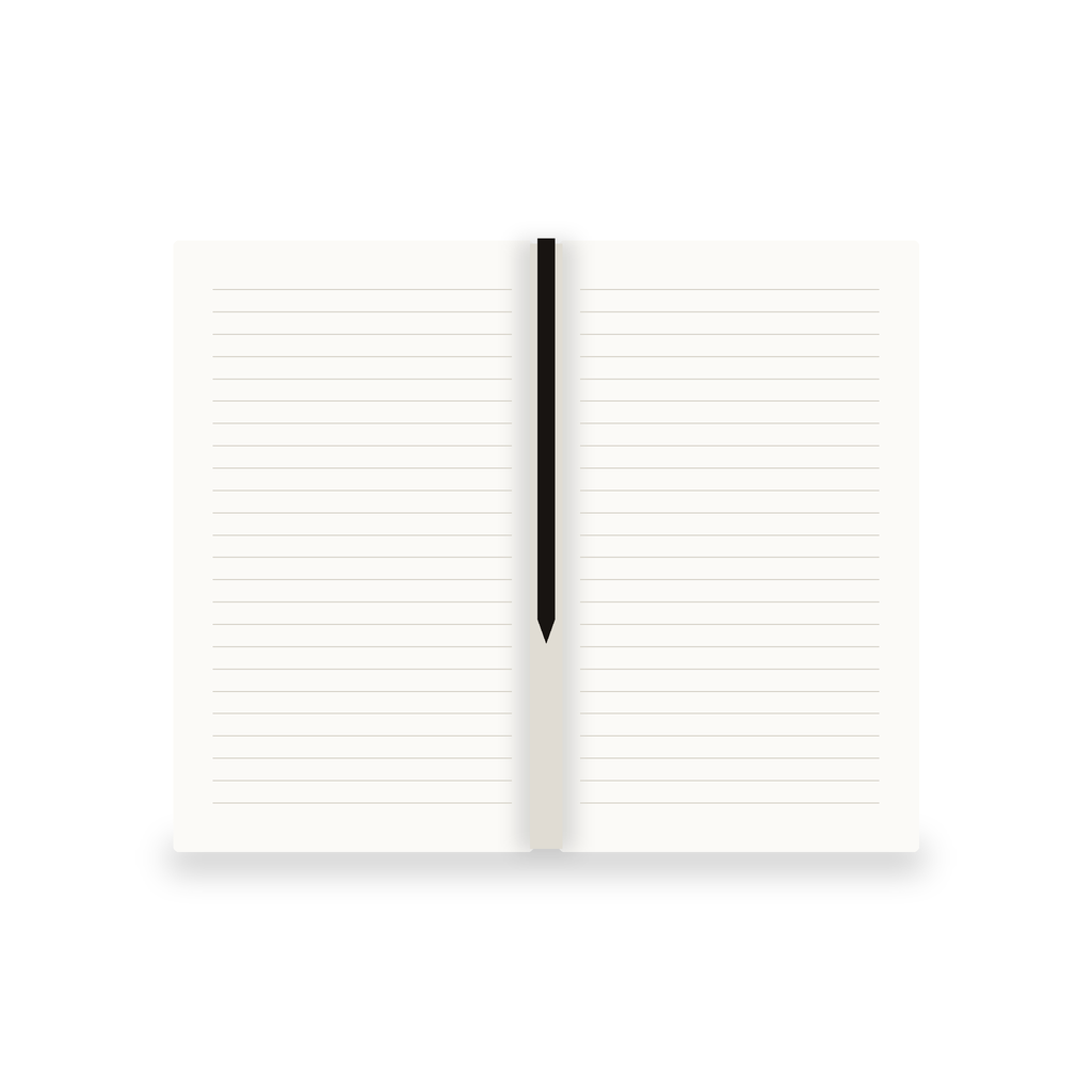 Slowly, Then All at Once Journal | Dark Brown Vegan Leather Lined Notebook, Engraved, 112 Pages